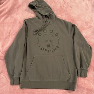 Mens Black Clover Olive Hoodie